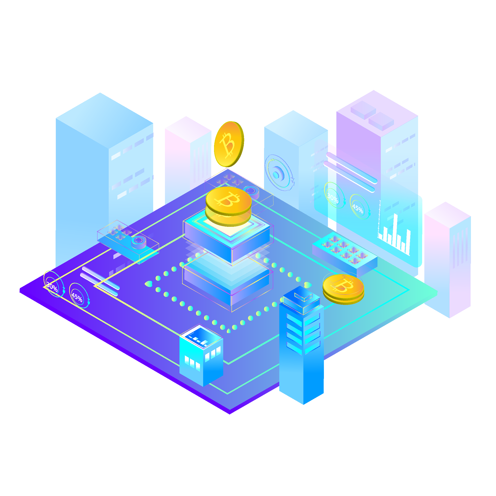 Airdrop Illustration